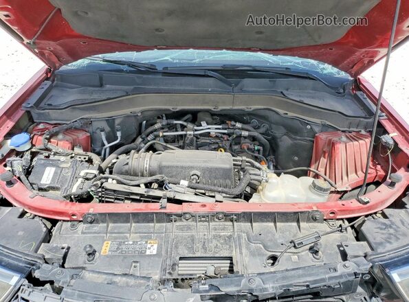 1FMSK7DH2NGA24516 2022 FORD EXPLORER Red Engine compartment view