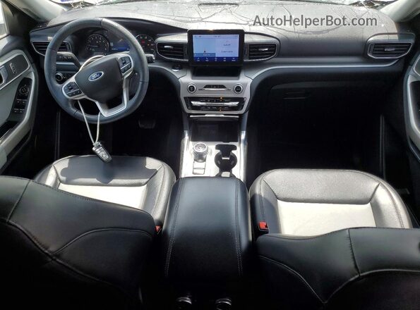 1FMSK7DH2NGA24516 2022 FORD EXPLORER Red Dashboard view