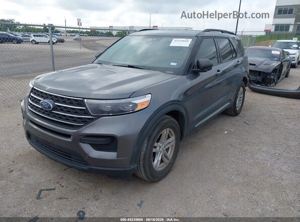 1FMSK7DH2NGA83565 2022 FORD EXPLORER Gray Przód lewy