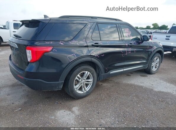 1FMSK7DH2NGB40234 2022 FORD EXPLORER Black Задня права чверть