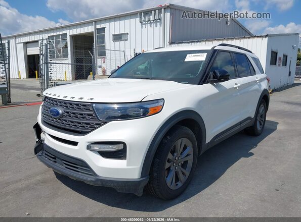 1FMSK7DH2NGB94956 2022 FORD EXPLORER White Передня ліва чверть