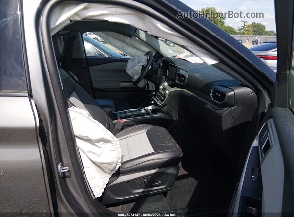 1FMSK7DH2PGC29854 2023 FORD EXPLORER Gray Widok wnętrza z przodu