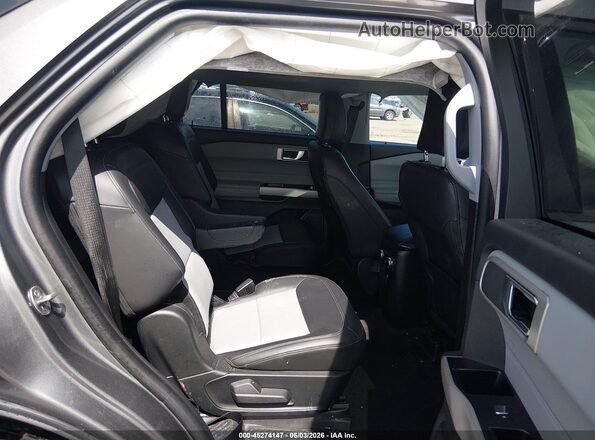 1FMSK7DH2PGC29854 2023 FORD EXPLORER Gray Widok naklejki z numerem VIN