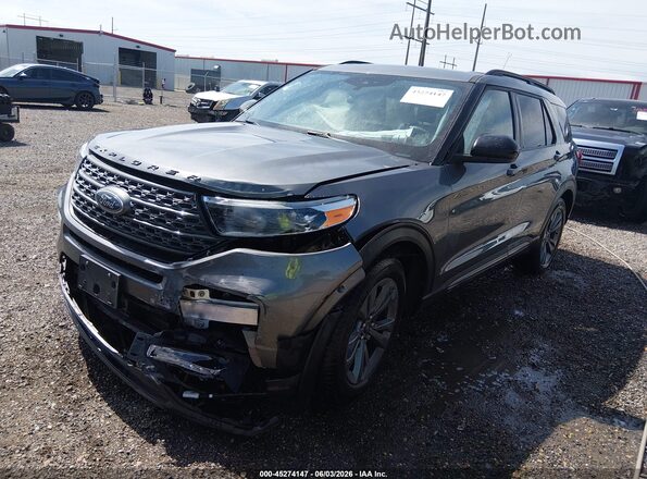 1FMSK7DH2PGC29854 2023 FORD EXPLORER Gray Przód lewy
