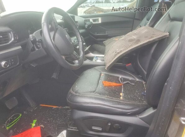 1FMSK7DH3LGB34715 2020 FORD EXPLORER Gray Widok wnętrza z przodu