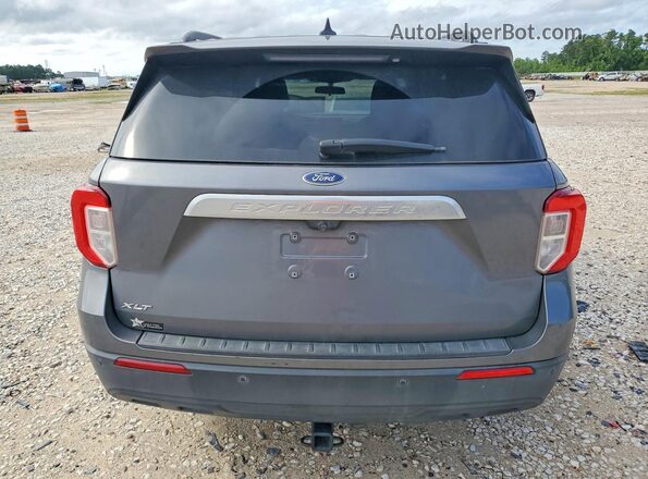 1FMSK7DH3MGB59793 2021 FORD EXPLORER Gray Вид ззаду