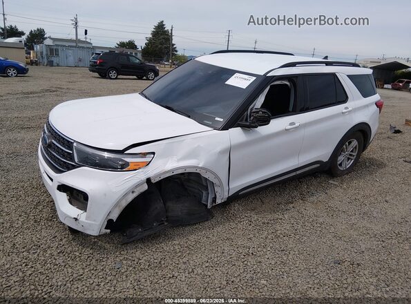 1FMSK7DH3NGA50994 2022 FORD EXPLORER White Առջևի ձախ երեք քառորդ տեսարան