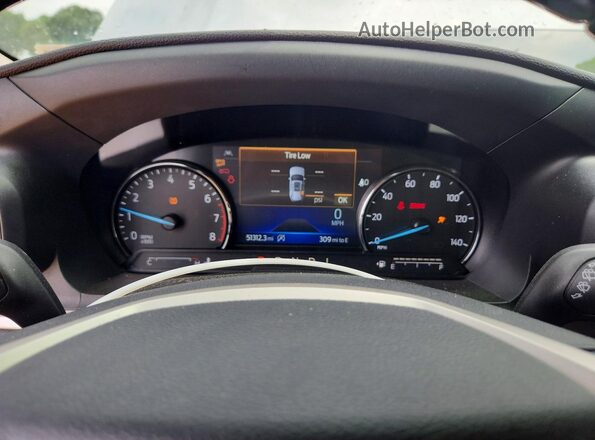 1FMSK7DH3NGA87429 2022 FORD EXPLORER Silver Вид щитка приладів
