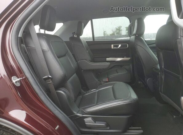 1FMSK7DH3PGB36146 2023 FORD EXPLORER Burgundy Вид задньої частини салону