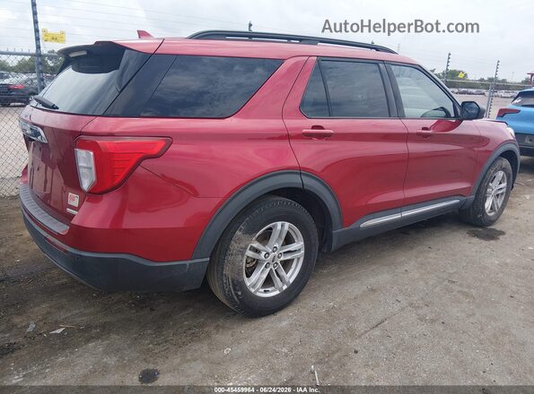 1FMSK7DH4LGB01464 2020 FORD EXPLORER Red Задня права чверть