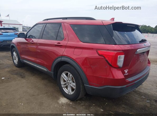 1FMSK7DH4LGB01464 2020 FORD EXPLORER Red Задня ліва чверть