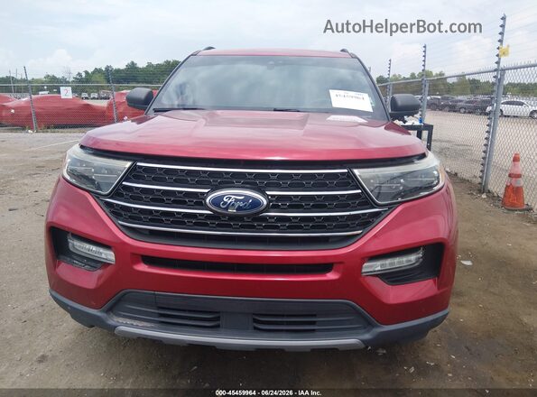1FMSK7DH4LGB01464 2020 FORD EXPLORER Red Вид щитка приладів