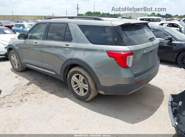 1FMSK7DH4LGC45354 2020 FORD EXPLORER Зеленый Задняя левая четверть