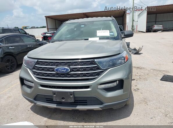 1FMSK7DH4LGC45354 2020 FORD EXPLORER Зеленый Вид щитка приборов