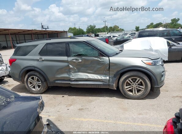 1FMSK7DH4LGC45354 2020 FORD EXPLORER Зеленый Вид задней части салона