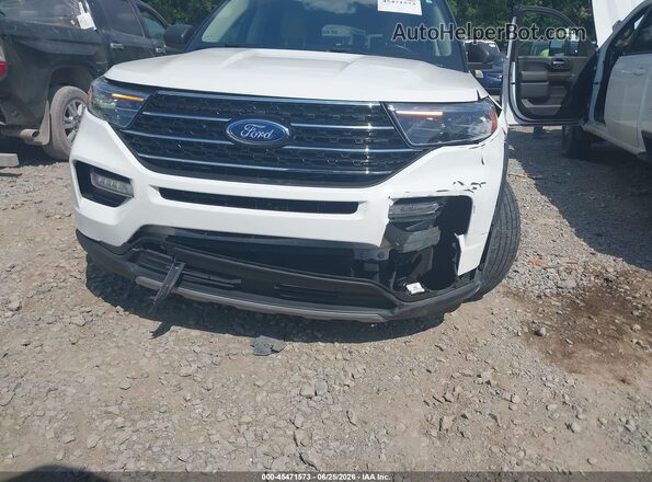 1FMSK7DH4MGB19853 2021 FORD EXPLORER White Front view
