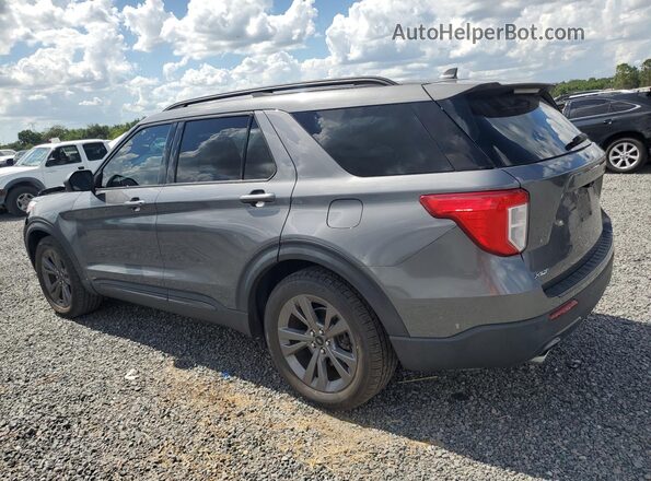 1FMSK7DH4MGB28732 2021 FORD EXPLORER Gray Задня ліва чверть