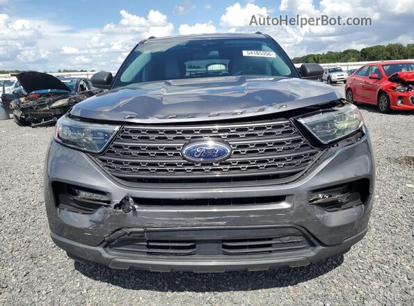 1FMSK7DH4MGB28732 2021 FORD EXPLORER Gray Вид спереду