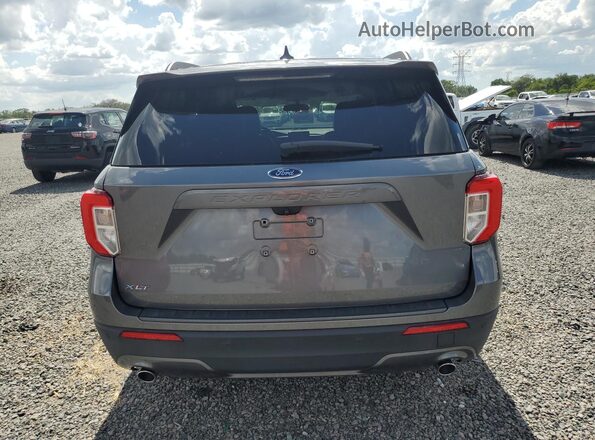 1FMSK7DH4MGB28732 2021 FORD EXPLORER Gray Вид ззаду