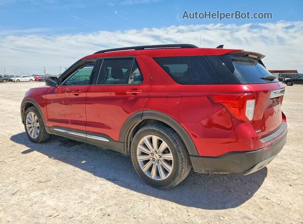 1FMSK7DH4MGB88283 2021 FORD EXPLORER Коричневый Задняя левая четверть
