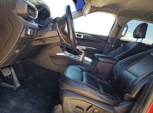 1FMSK7DH4MGB88283 2021 FORD EXPLORER Коричневый Вид салона спереди