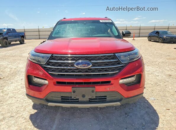 1FMSK7DH4MGB88283 2021 FORD EXPLORER Коричневый Вид спереди