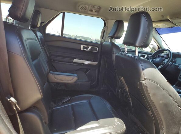 1FMSK7DH4MGB88283 2021 FORD EXPLORER Коричневый Вид задней части салона