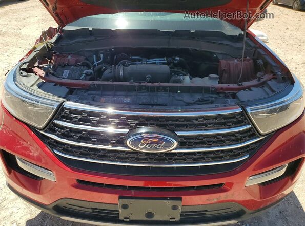 1FMSK7DH4MGB88283 2021 FORD EXPLORER Коричневый Вид подкапотного пространства