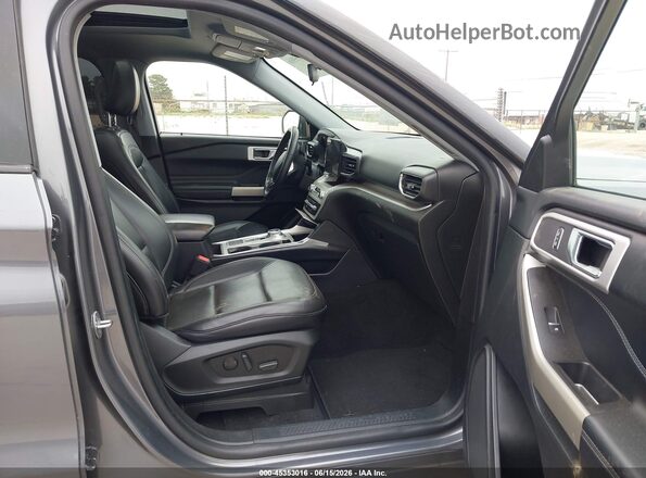 1FMSK7DH4MGB96058 2021 FORD EXPLORER Gray Widok wnętrza z przodu