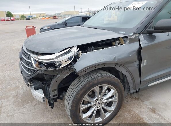 1FMSK7DH4MGB96058 2021 FORD EXPLORER Gray Widok z przodu
