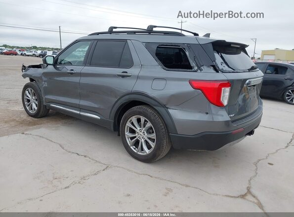 1FMSK7DH4MGB96058 2021 FORD EXPLORER Gray Tył lewy