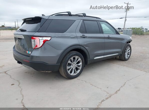1FMSK7DH4MGB96058 2021 FORD EXPLORER Gray Tył prawy