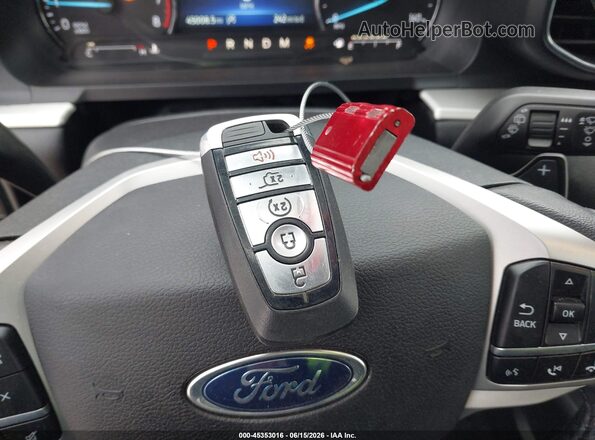 1FMSK7DH4MGB96058 2021 FORD EXPLORER Gray Widok deski rozdzielczej