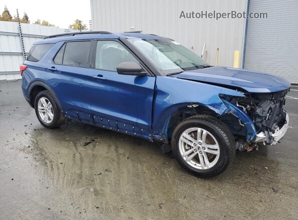 1FMSK7DH4NGB06974 2022 FORD EXPLORER Blue Front right