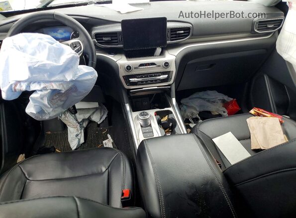 1FMSK7DH4NGC01390 2022 FORD EXPLORER Синий Вид панели приборов