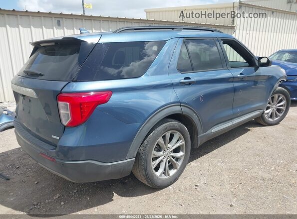 1FMSK7DH5LGB04275 2020 FORD EXPLORER Синий Задняя правая четверть