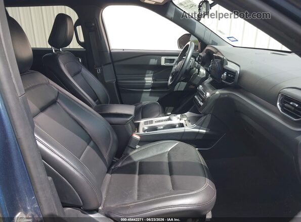 1FMSK7DH5LGB04275 2020 FORD EXPLORER Синий Вид салона спереди
