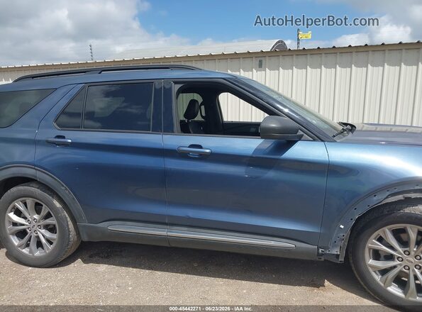 1FMSK7DH5LGB04275 2020 FORD EXPLORER Синий Панорамный вид салона 360°