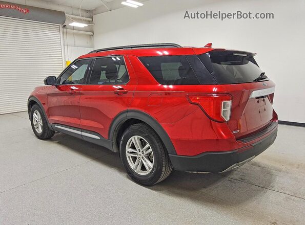 1FMSK7DH5LGC82333 2020 FORD EXPLORER Red Rear left