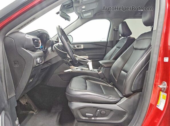 1FMSK7DH5LGC82333 2020 FORD EXPLORER Red Front interior view