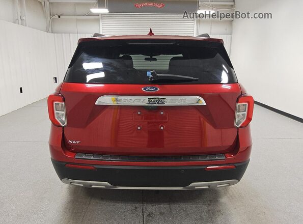 1FMSK7DH5LGC82333 2020 FORD EXPLORER Red Rear view