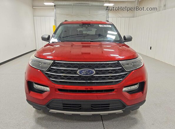 1FMSK7DH5LGC82333 2020 FORD EXPLORER Red Front view