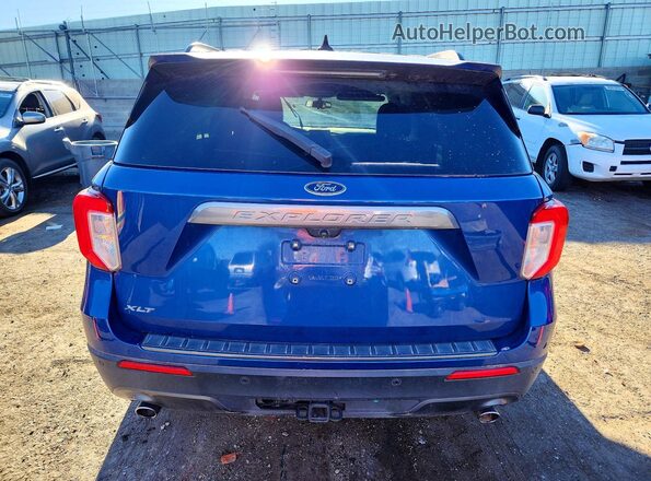 1FMSK7DH5MGA50395 2021 FORD EXPLORER Blue 