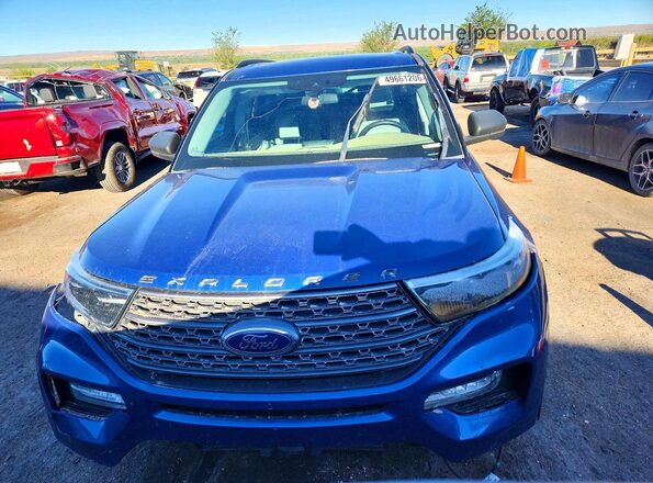 1FMSK7DH5MGA50395 2021 FORD EXPLORER Blue 