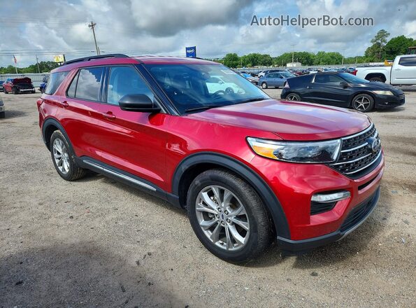 1FMSK7DH5PGB95070 2023 FORD EXPLORER Red Delantero derecho