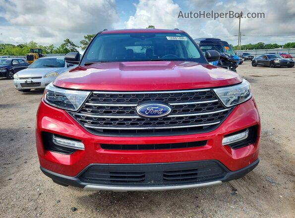 1FMSK7DH5PGB95070 2023 FORD EXPLORER Red Vista frontal