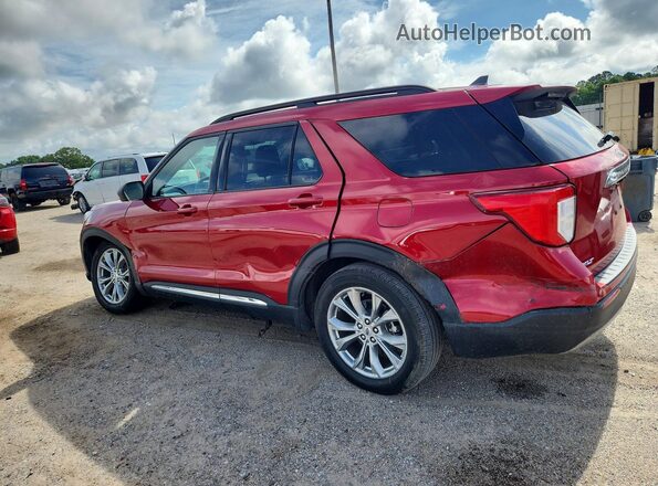 1FMSK7DH5PGB95070 2023 FORD EXPLORER Red Trasero izquierdo