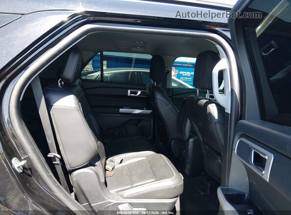 1FMSK7DH5RGA04198 2024 FORD EXPLORER Black Vista de la etiqueta del VIN