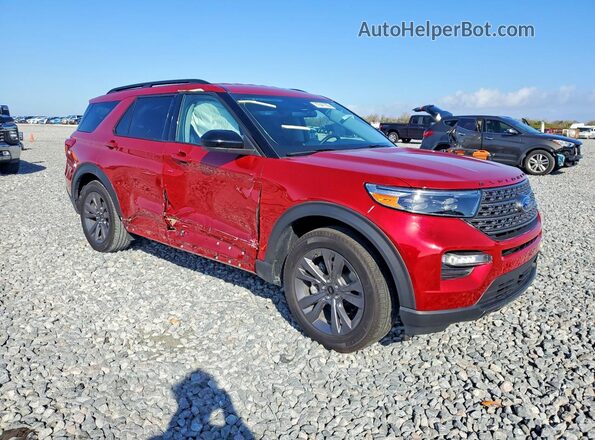1FMSK7DH5RGA89155 2024 FORD EXPLORER Red Przód prawy