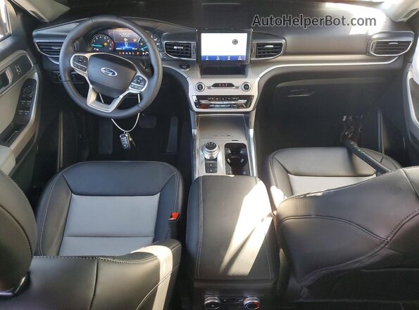 1FMSK7DH5RGA89155 2024 FORD EXPLORER Red Widok deski rozdzielczej